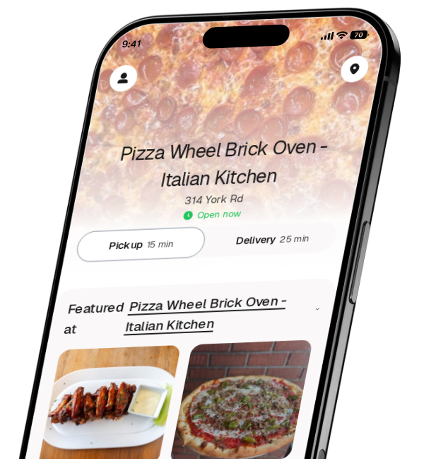 Pizza Wheel Brick Oven - Italian Kitchen app preview